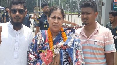 কারামুক্ত হলেন  দেড় মাসের বাচ্চাসহ যুব মহিলা লীগের সেই নেত্রী