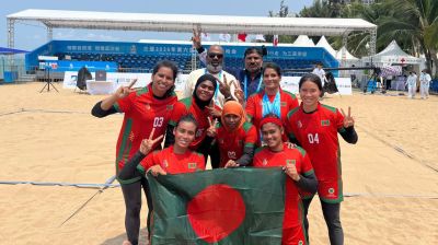 এশিয়ান বিচ গেমসে এক দিনে দুই জয় বাংলাদেশের