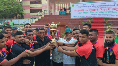 ঢাকা রেঞ্জ আন্তঃব্যাটালিয়ন ফুটবল টুর্নামেন্টে চ্যাম্পিয়ন ২৫ বিএন