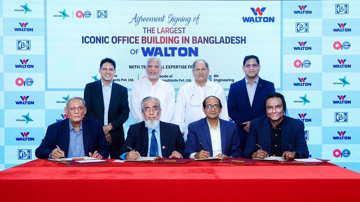 দেশের সর্ববৃহৎ আইকনিক কর্পোরেট অফিস নির্মাণ করছে ওয়ালটন