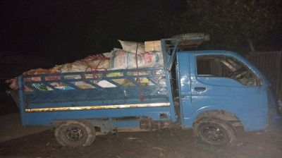 লাখাইয়ে মাদ্রাসার মালামাল রাতে পাচারকালে আটক