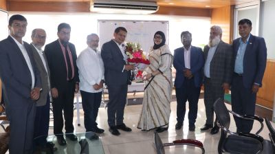 আইসিএমএবি প্রতিনিধিদলের সঙ্গে বিদ্যুৎ বিভাগের সচিবের সাক্ষাৎ