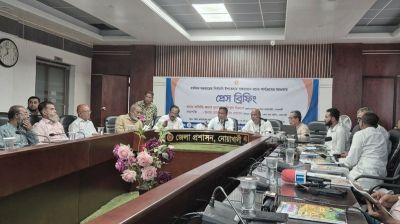 সরকারের ১৮০ দিনের কর্মসূচি ইশতেহার বাস্তবায়নে নোয়াখালীতে ব্রিফিং