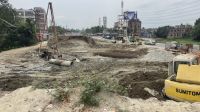 সাটুরিয়ায় চলছে আন্ডারপাসসহ সেতু নির্মাণ