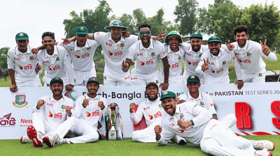 টেস্ট র‍্যাঙ্কিংয়ে প্রথমবারের মতো সাতে বাংলাদেশ