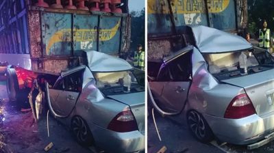 ফরিদপুরে ট্রাকের পেছনে প্রাইভেটকারের ধাক্কা, নিহত ৫