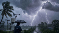 দেশের ১৪ অঞ্চলে ঝড়-বৃষ্টির সম্ভাবনা, নদীবন্দরে ২ নম্বর সংর্কতা