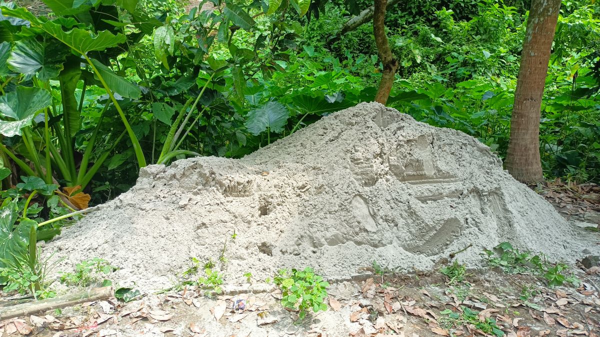 আলফাডাঙ্গায় পাউবোর খাল দখল  করে বালু ভরাটের অভিযোগ