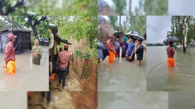 বন্যা-পাহাড়ধসের ঝুঁকিতে কক্সবাজারে মানবিক সহায়তায় আনসার-ভিডিপি