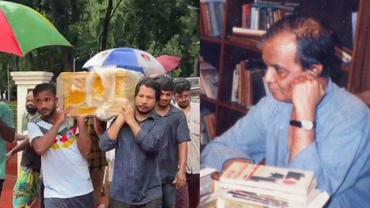 আহমদ ছফার কবর বুদ্ধিজীবী কবরস্থানে স্থানান্তর