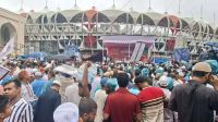 রাজধানীতে ১১ দলীয় ঐক্যের গণসমাবেশ চলছে