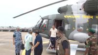 কক্সবাজারের মাতারবাড়ি পৌঁছেছেন প্রধানমন্ত্রী