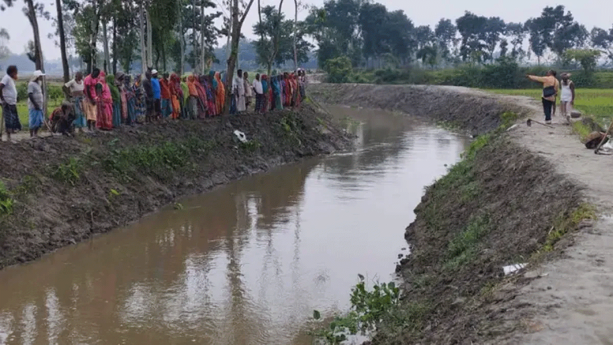 নকলায় খাল খনন শেষে ৭৮ লাখ   টাকা সরকারি কোষাগারে