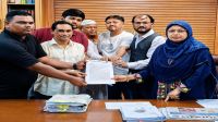 নোয়াখালী বিভাগ দাবিতে প্রধানমন্ত্রী বরাবরে ফেনীবাসীর স্মারকলিপি