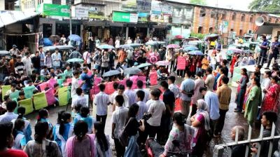 রাঙ্গামাটিতে মহান শিক্ষা দিবসে   ৫ শতাংশ কোটা দাবি