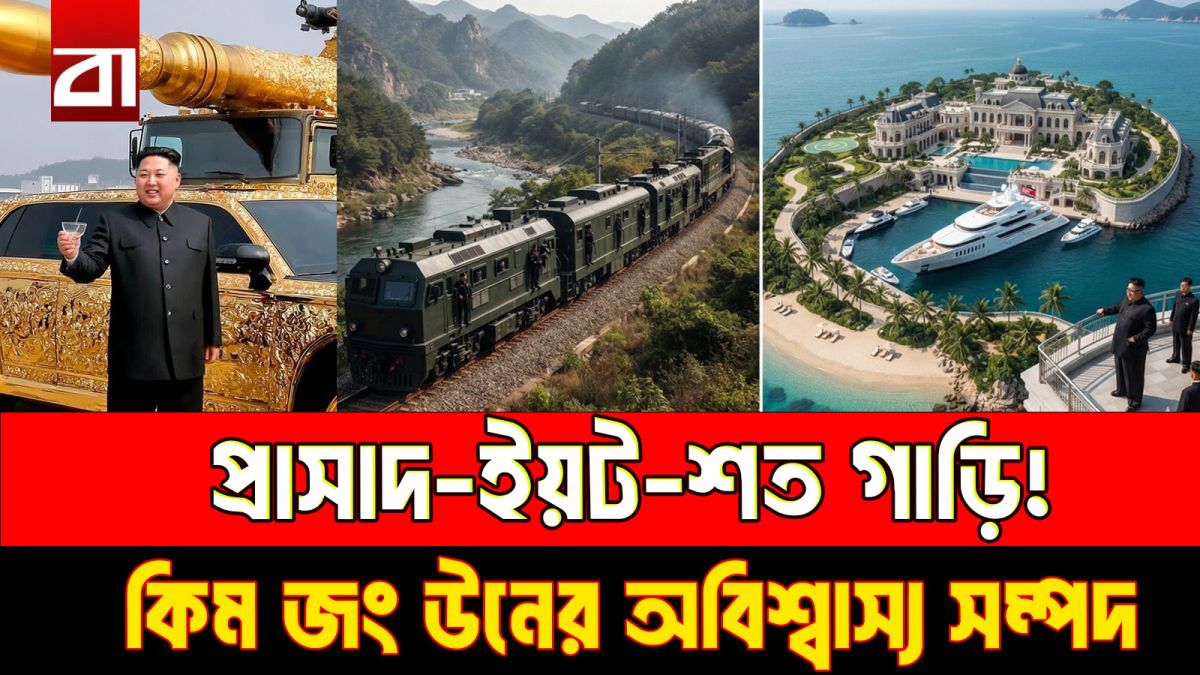 কিম জং উনের অবিশ্বাস্য সম্পদ! সাঁজোয়া ট্রেন থেকে ব্যক্তিগত দ্বীপ
