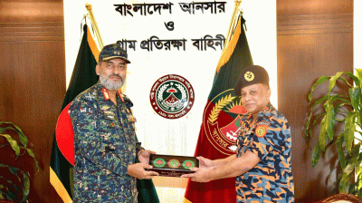 আনসার-ভিডিপি মহাপরিচালকের সঙ্গে ফায়ার সার্ভিসের ডিজির সাক্ষাৎ