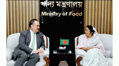 যুক্তরাষ্ট্রের কারিগরি সহায়তা চাইলেন খাদ্যমন্ত্রী