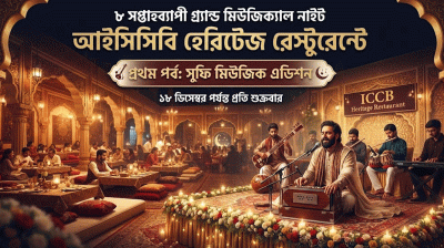 সুস্বাদু মুঘল খাবার আর জাদুকরি সুফি সুরে জমজমাট উদ্বোধনী সন্ধ্যা